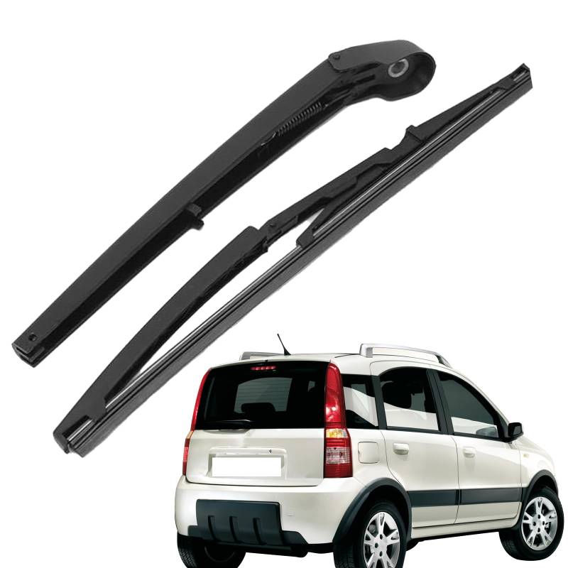 Scheibenwischer Hinten，Auto-Heckwischer-Heckscheibenwischerarm-Blattsatz 46835901 Ersatz Für Panda 169 2003-2012 von Patravious