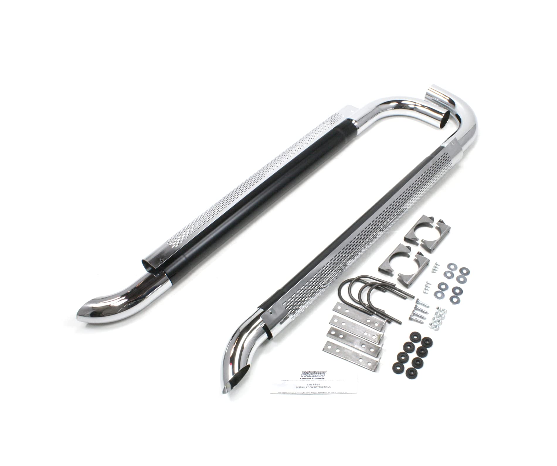 Patriot Exhaust H1050 Seitenauspuff, verchromt, 127 cm, silberfarben Patriot Exhaust H1050 Seitenauspuff, verchromt, 127 cm, silberfarben von Patriot