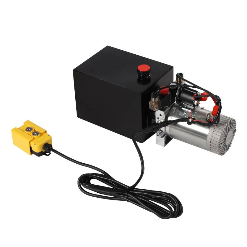 20L Hydraulische Elektrische Pumpe Elektrische Hydraulikpumpe (3KW,DC 12V,2850R/MIN,Doppelt Wirkende Pumpe,16MPa,Verbindungsstück Modell 18.1.5) von PattenlLevi
