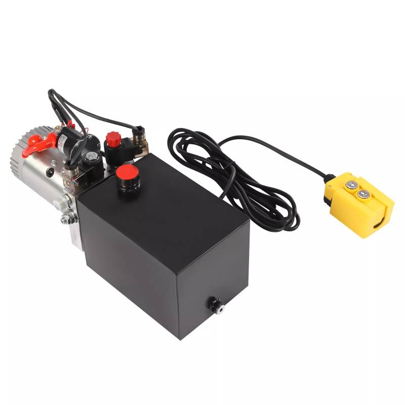 5.7L Doppelt Hydraulische Elektrische Pumpe Lufthydraulische Pumpe Hydraulische Fußpumpe(3KW,Nenndrehzahl 2850R/MIN,16MPa,Verbindungsstück Modell 18.1.5) Hydraulikaggregat Einfachwirkend Kipperpumpe von PattenlLevi