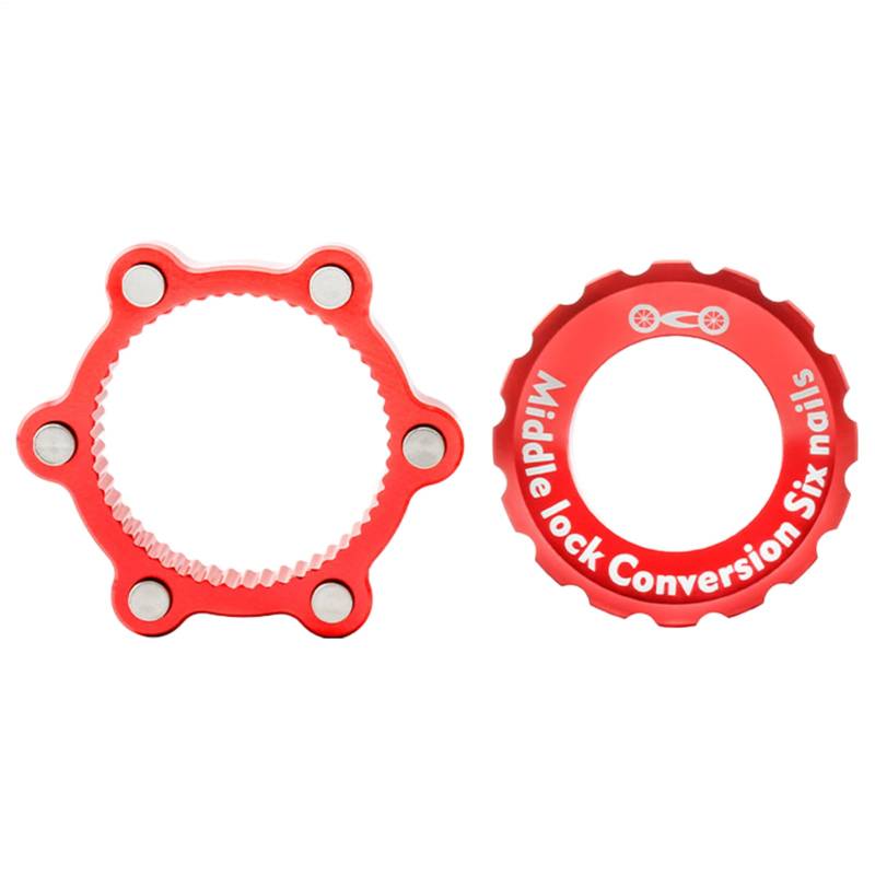 Pavsicgn Centerlock Auf 6-Bolzen Adapter,Disc Brake Adapter Mit Boost Standard Für - 6-Loch Adapter Rotor Kompatibel Mit Mountainbikes Dirtbikes Und Fahrradbremsen von Pavsicgn