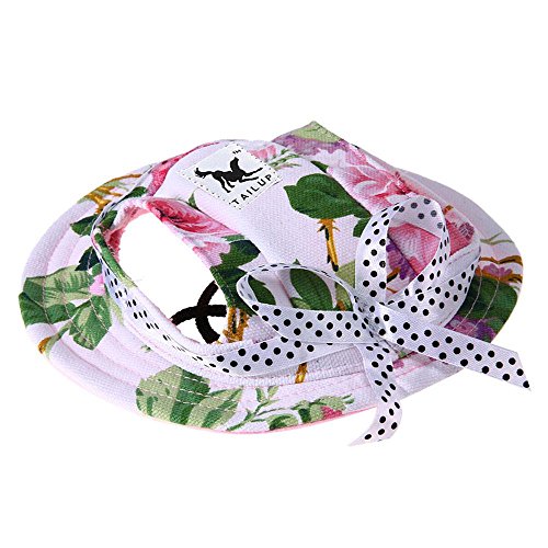 Pawaca Haustier Hund Hüte Runde Krempe Prinzessin Cap Sommer Atmungsaktives Mesh Poröse Sonnenhut Haustier Visier Hut mit Ohr Löcher-Größe M Pawaca Haustier Hund Hüte Runde Krempe Prinzessin Cap Sommer Atmungsaktives Mesh Poröse Sonnenhut Haustier Visier Hut mit Ohr Löcher-Größe M von Pawaca