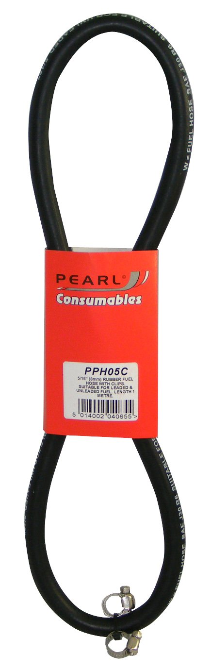 Pearl PPH05C Benzinschlauch mit Klemmen, 1 m x 8 mm von Pearl Automotive