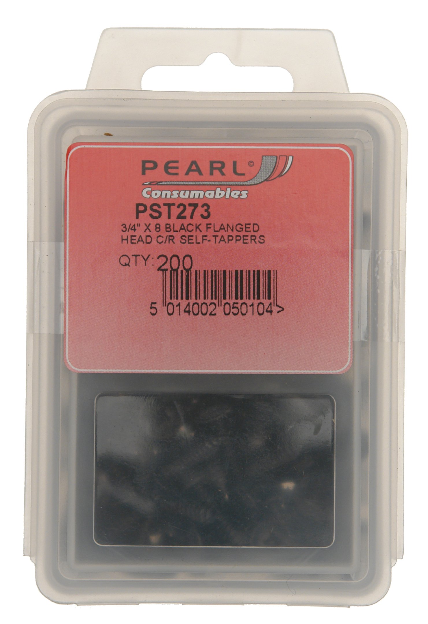 Pearl PST273 Selbstbohrende Schrauben, 200 Stück, 20,3 x 1,9 cm, Schwarz von Pearl Automotive