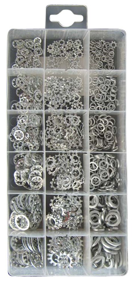 Pearl PXP126 Dichtungsringe, Sortiert, rüttelfest, 720 Stück von Pearl