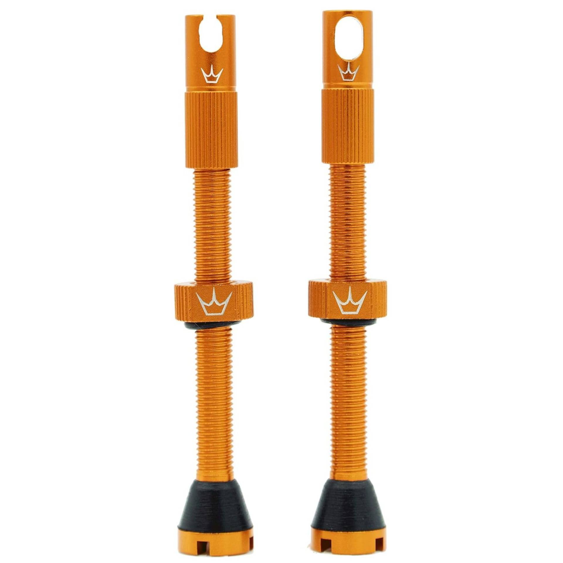 Peaty's X Chris King MK2 Tubeless Ventil Presta - Integrierter Speichenschlüssel & Ventilkernentfernungskappen, Mountainbike, Rennrad Fahrrad Reifen, Kompatibel einfügen, 7075 Aluminium - 60mm Orange Peaty's X Chris King MK2 Tubeless Ventil Presta - Integrierter Speichenschlüssel & Ventilkernentfernungskappen, Mountainbike, Rennrad Fahrrad Reifen, Kompatibel einfügen, 7075 Aluminium - 60mm Orange von Peaty's