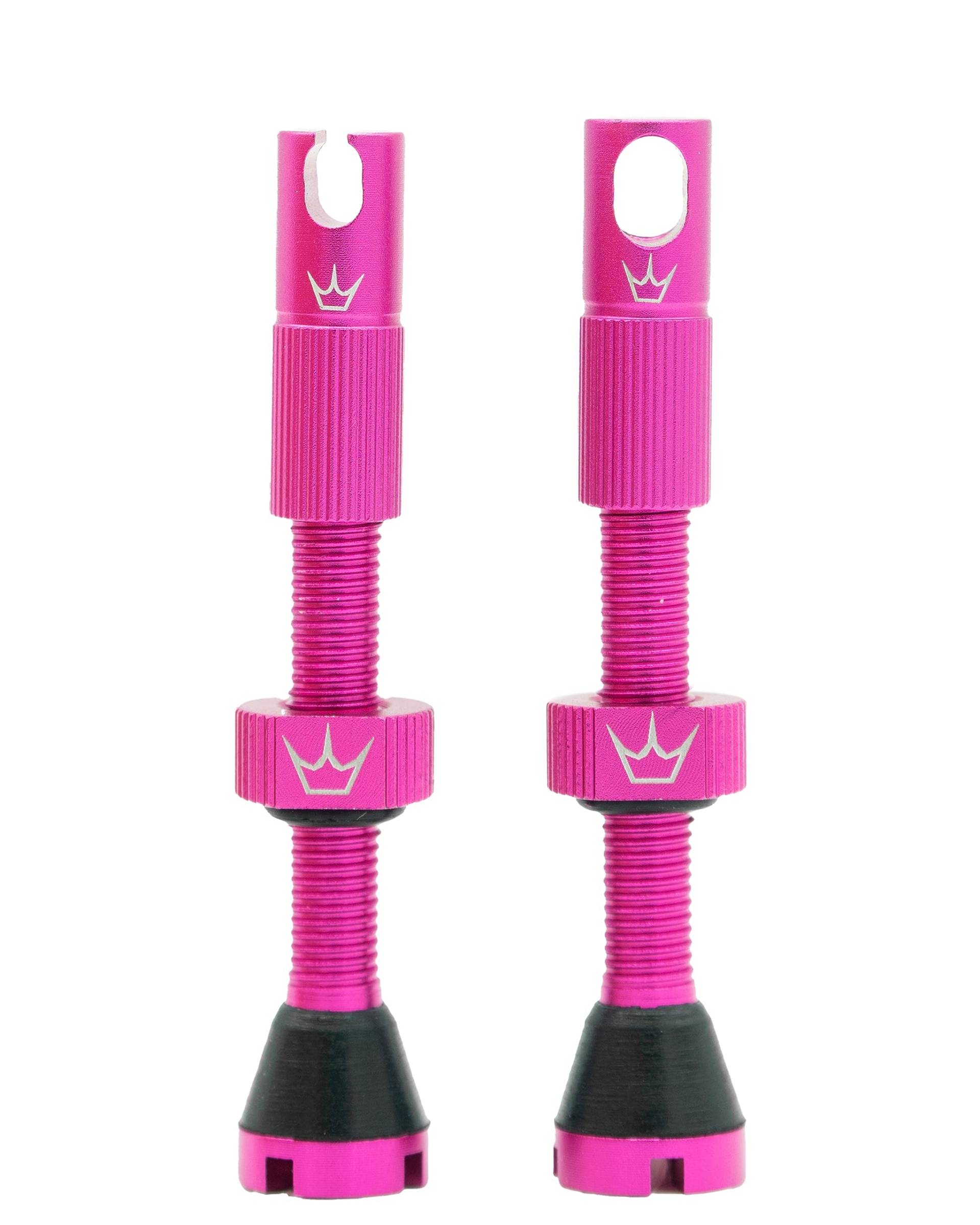 Peaty's X Chris King MK2 Tubeless Ventil Presta - Integrierter Speichenschlüssel & Ventilkernentfernungskappen, Mountainbike, Rennrad Fahrrad Reifen, Kompatibel einfügen, 7075 Aluminium - 42mm Rosa Peaty's X Chris King MK2 Tubeless Ventil Presta - Integrierter Speichenschlüssel & Ventilkernentfernungskappen, Mountainbike, Rennrad Fahrrad Reifen, Kompatibel einfügen, 7075 Aluminium - 42mm Rosa von Peaty's
