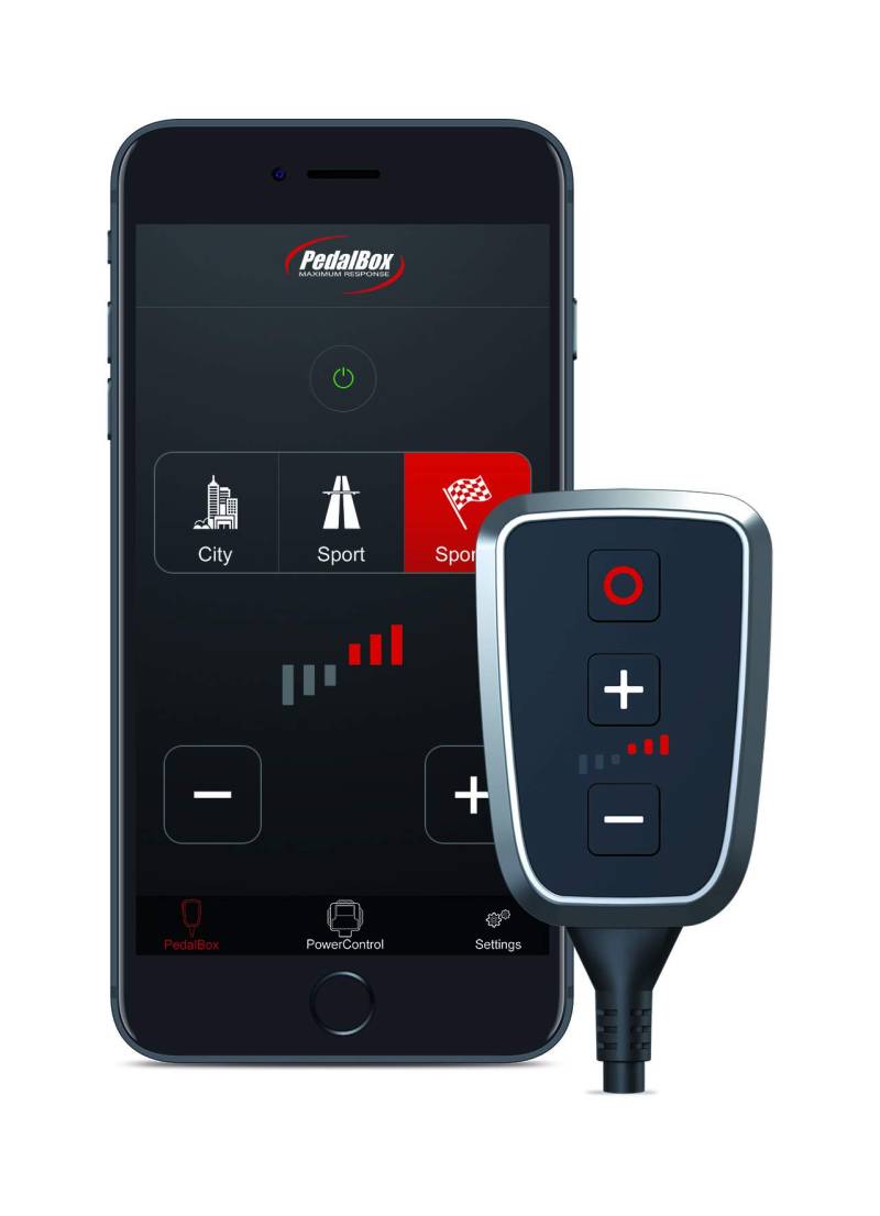 PedalBox+ Gaspedaltuning von DTE-Systems mit App von Pedalbox