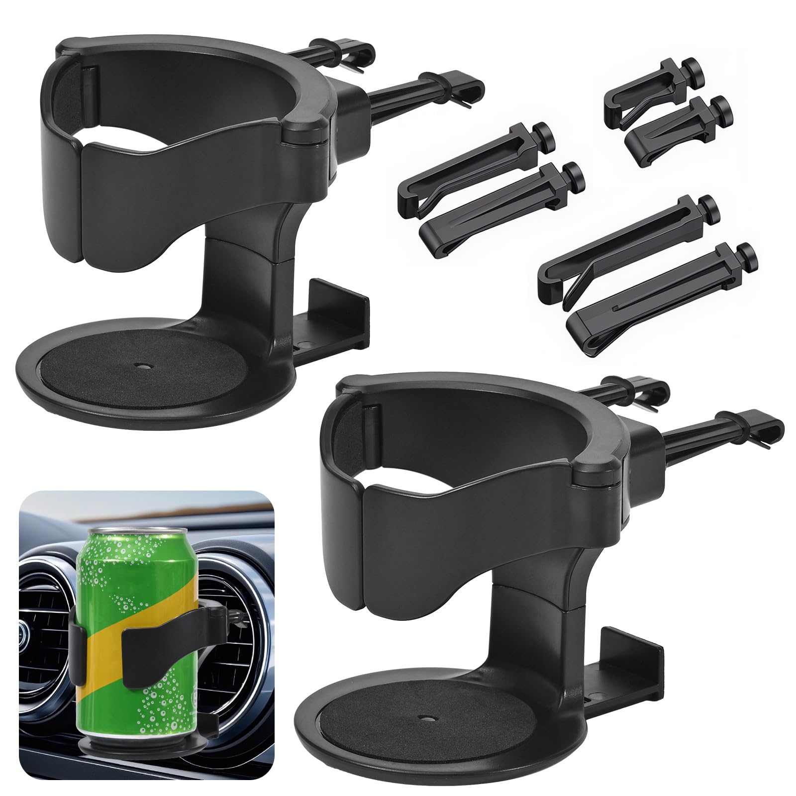 Peevisap 2 Stück Getränkehalter Auto, Becherhalter Auto, Getränke Halter Auto, Flaschenhalter Auto, Mit Auto Belüftungs Clips, Für Kaffeebecher Und Getränkedose Peevisap 2 Stück Getränkehalter Auto, Becherhalter Auto, Getränke Halter Auto, Flaschenhalter Auto, Mit Auto Belüftungs Clips, Für Kaffeebecher Und Getränkedose von Peevisap
