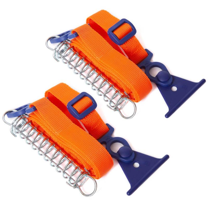 Peggy Peg – Markisenspanngurt 2er Set Tie Strap 2.0 inkl. Peggy-ABC Anleitung – Sturmband für Markisen, Vorzelte, Pavillons & Sonnensegel – Sturmsicherung Abspanngurt – Camping Zubehör Doppelset von Peggy Peg