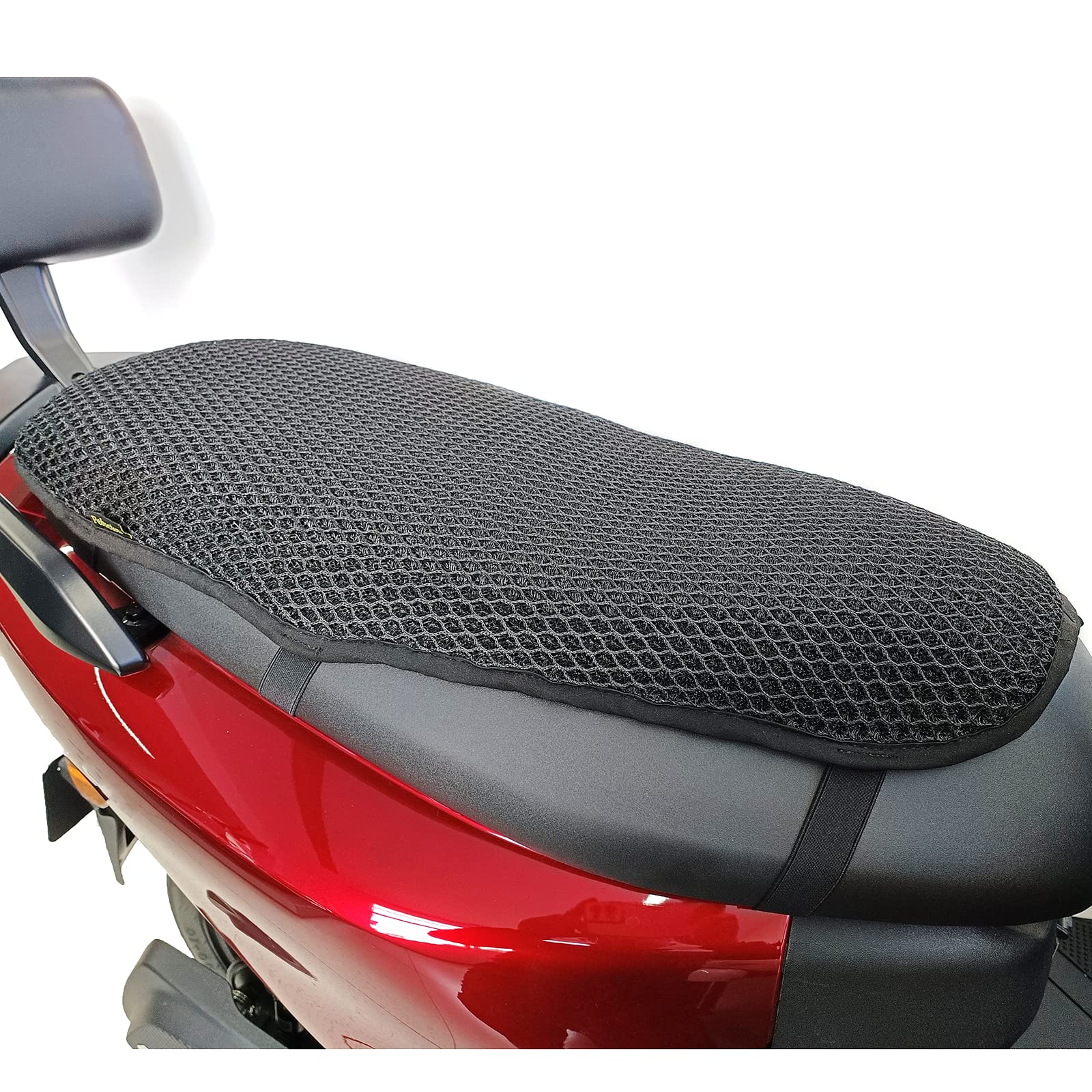 Pelucton Motorrad Roller kühlende Sitzbezug für Sonne, Btmungsaktives Mesh Motorroller Sitzkissen, Universal Antirutsch Moped Sattelschoner. von Pelucton