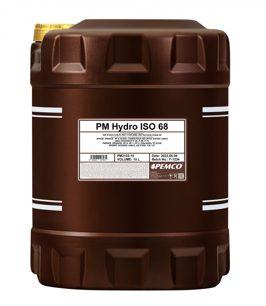 1 x 10L FF Hydro ISO 68 / Hydrauliköl 68 HLP von Pemco