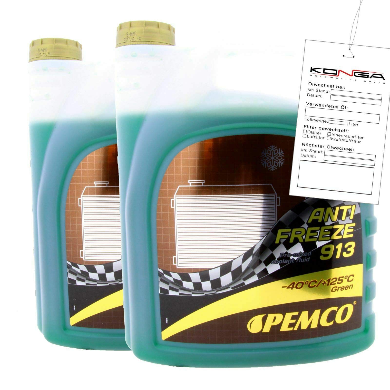 10 L (2x5) PEMCO Antifreeze 913 Kühlerfrostschutz G13 Fertiggemisch -40° von Pemco