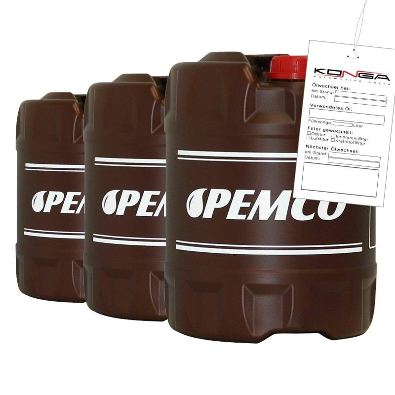 60 Liter PEMCO Hydro ISO 46 Hydrauliköl HLP 46 DIN 51524 DENISON HF AFNOR 48600 von Pemco