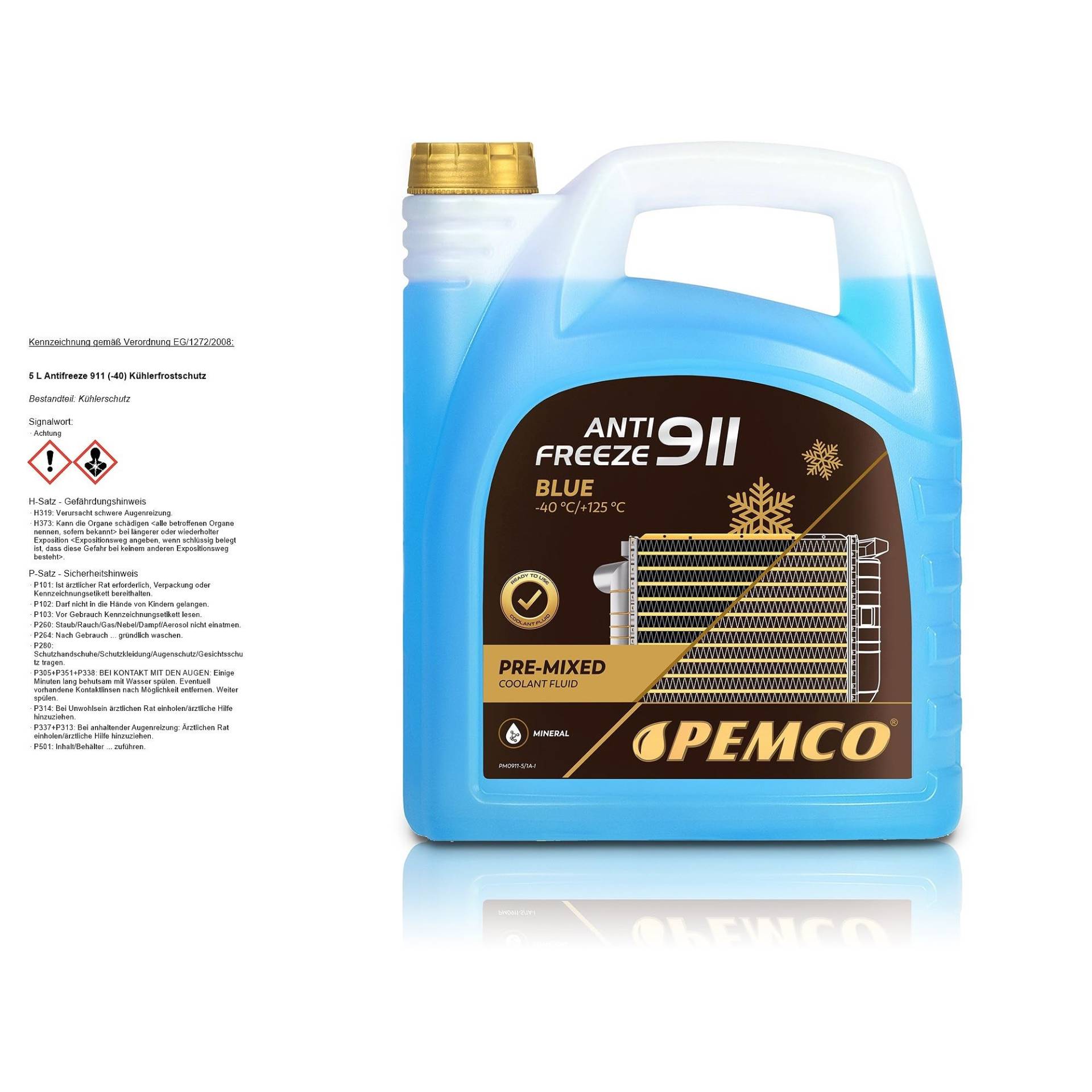Antifreeze 911 5 Liter von Pemco