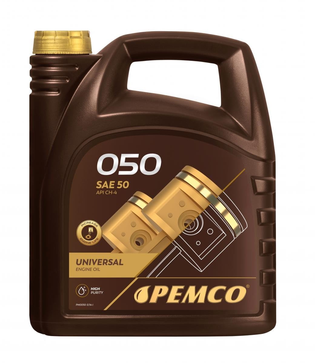 Pemco Motoröl SAE 50 Motorenöl Engine Oil Universal Pm0050-5 5L von Pemco