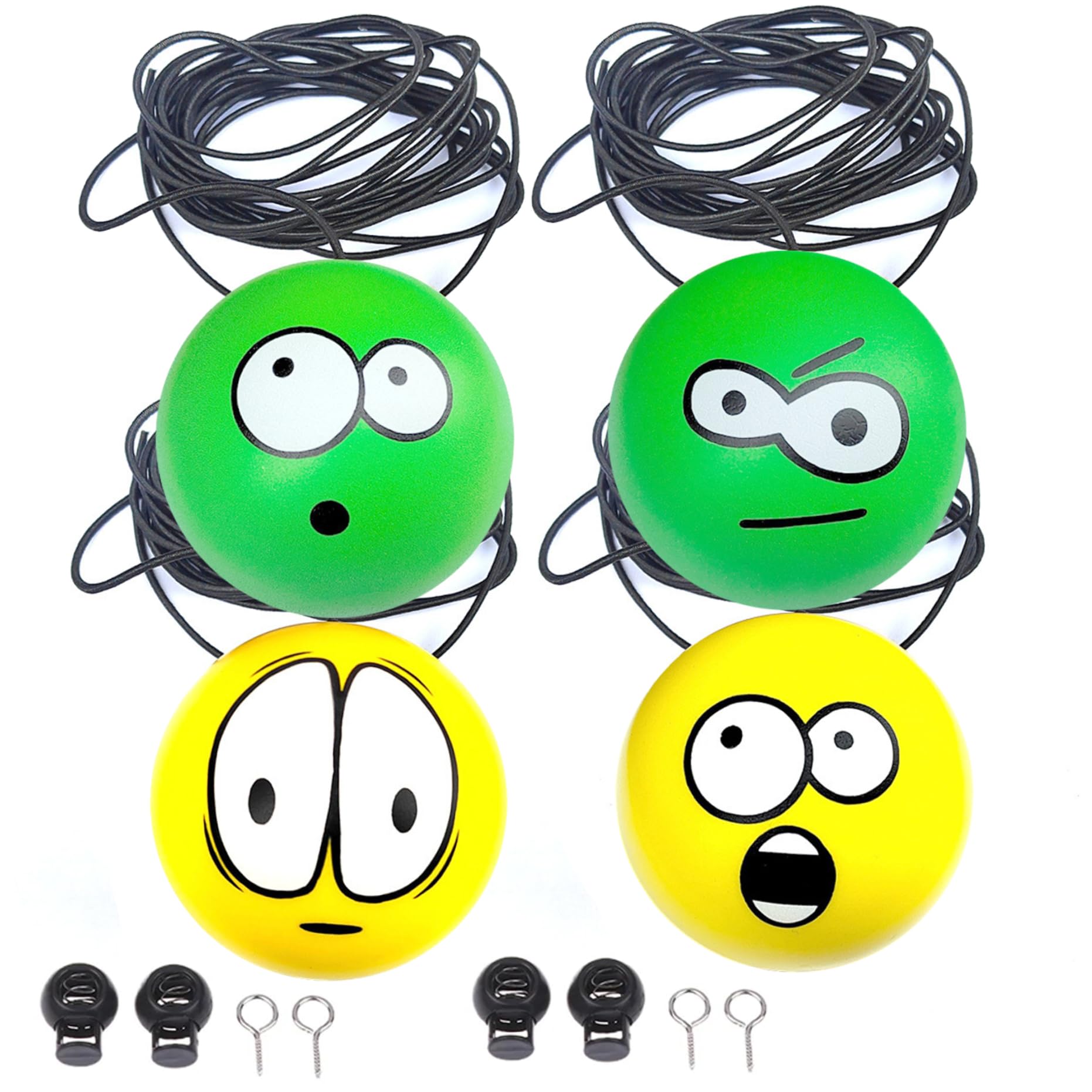 Garagenstoppschild Parkhilfe, 4PCS Garage Parkhilfe, niedliche und lustige große Augen helfen beim Seil, Ballstoppsystem für Anfänger, Assist, Assist Garagenstoppschild Parkhilfe, 4PCS Garage Parkhilfe, niedliche und lustige große Augen helfen beim Seil, Ballstoppsystem für Anfänger, Assist, Assist von Peosaard