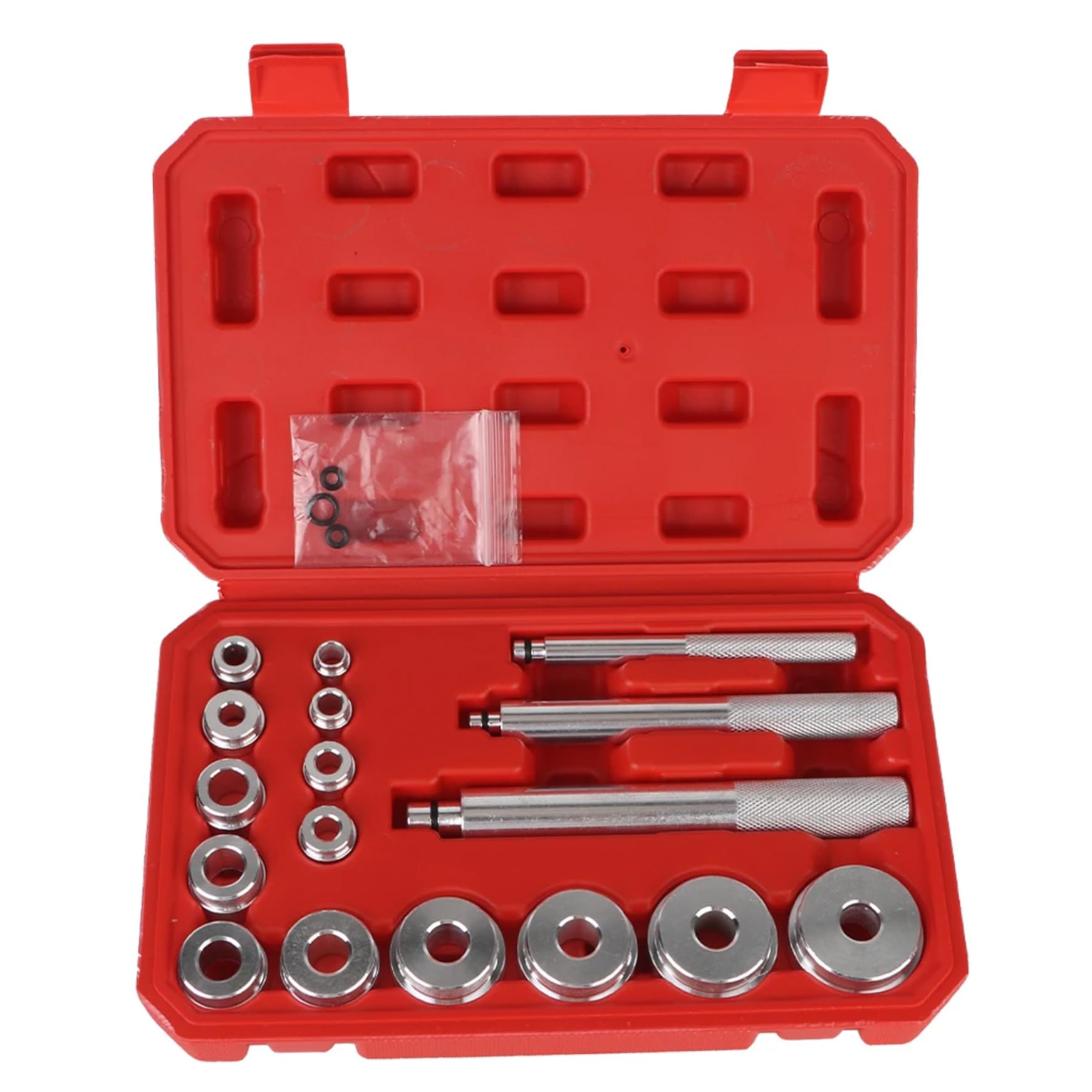 Lagertreiberset, 17 -pcs -Lagerrennen und Robbenfahrer -Set Aluminiumlegierung tragbar mit Speicherbox -Installations- und Demontagewerkzeugen, Drücken Sie Kit. Lagertreiberset, 17 -pcs -Lagerrennen und Robbenfahrer -Set Aluminiumlegierung tragbar mit Speicherbox -Installations- und Demontagewerkzeugen, Drücken Sie Kit. von Peosaard