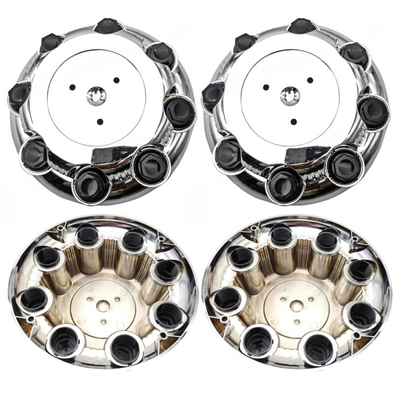 Mittelkappen, Radmittelkappen, 4pcs 8, 5 Zoll 8 Löcher Plastik für Felgen, Wohnmobil, Autos, Rad von Peosaard