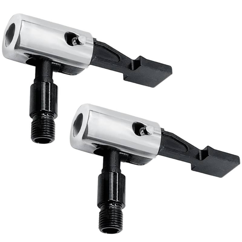 Reifen -Chuck, 2pcs Verriegelung Luft Chuck Reifenflüsse Sturdes Metall Keine Leckage Verriegelungsluft mit Gewinde Kunststoffkern für Fahrzeug Inflator -Kompressorpumpe Connect Accessoires Tool ansc von Peosaard