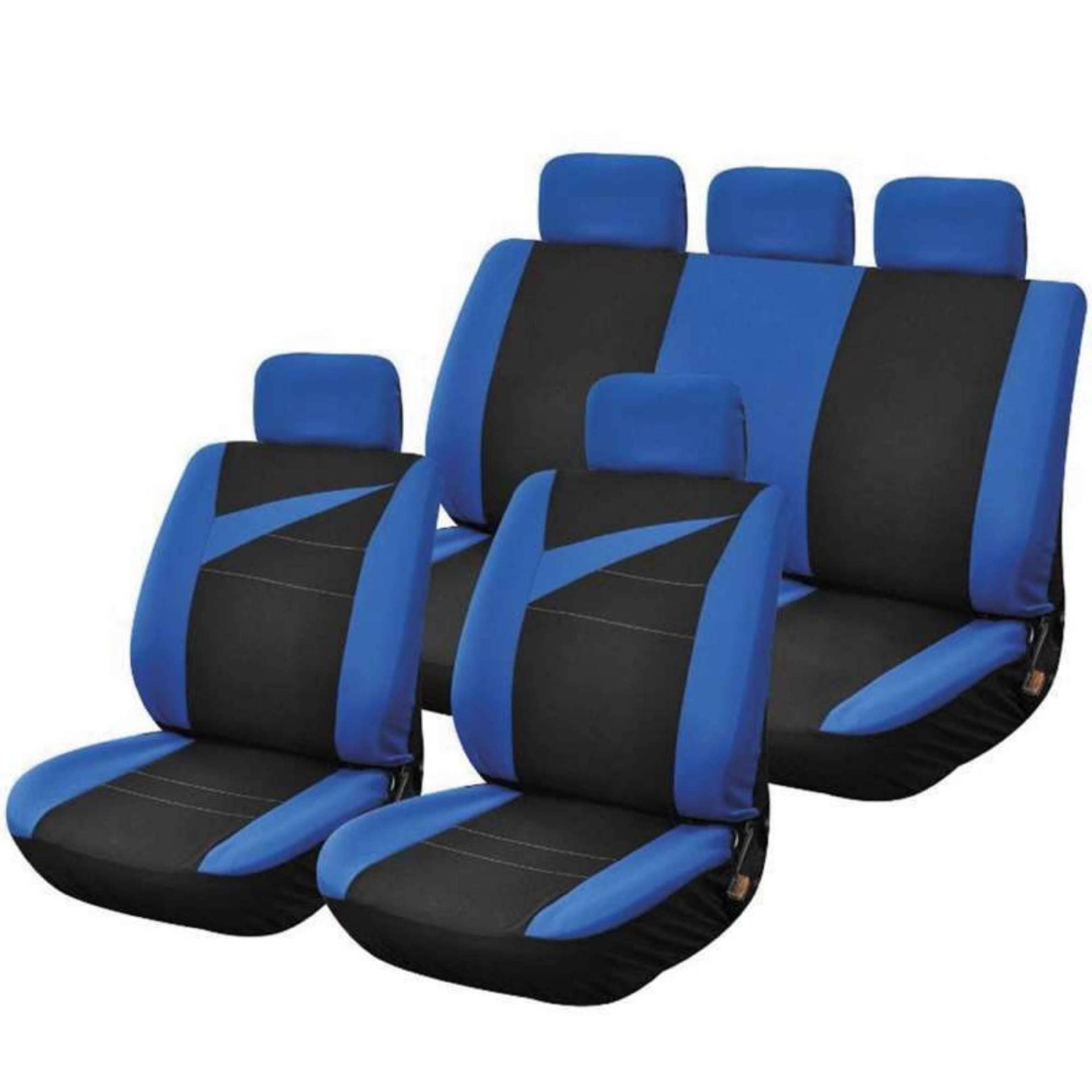 Peraline 1700 Universal Autositzbezug Bolt, Schwarz/Blau Peraline 1700 Universal Autositzbezug Bolt, Schwarz/Blau von Peraline