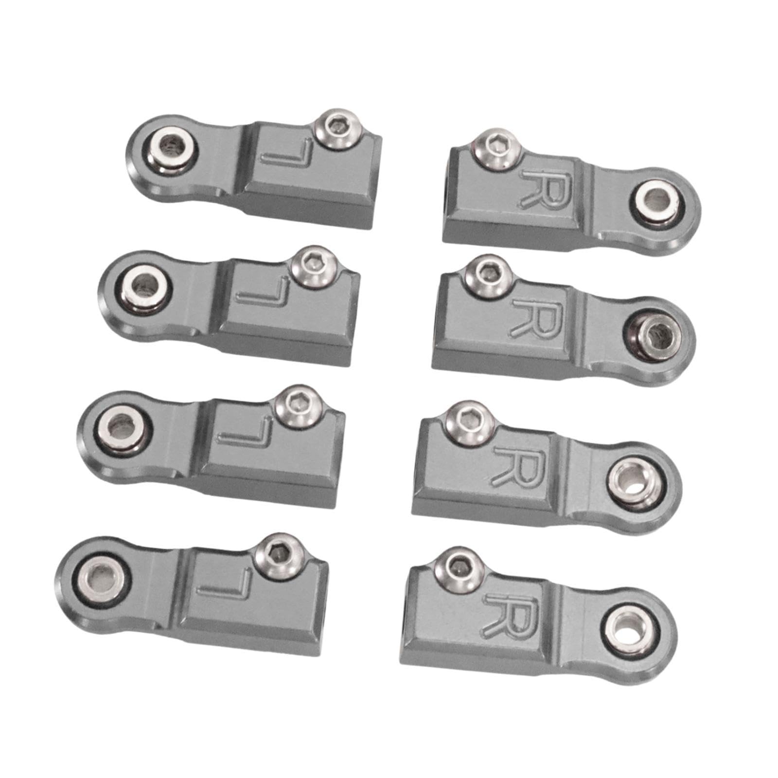 Perfeclan Spurstangen-Kugelkopf, Stangenende, Robustes Metall, stabil, leicht, kompakte Abmessungen, Kopfhalter, Kugelgelenk für, Grau von Perfeclan