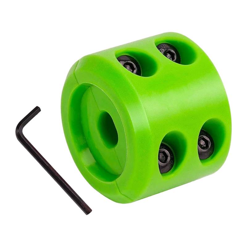 Perfeclan Windenseil Hakenstopper, Gummi Windenleinenschoner, Einfache Installation, Gummistopper für Synthetisches Seil, Grün von Perfeclan