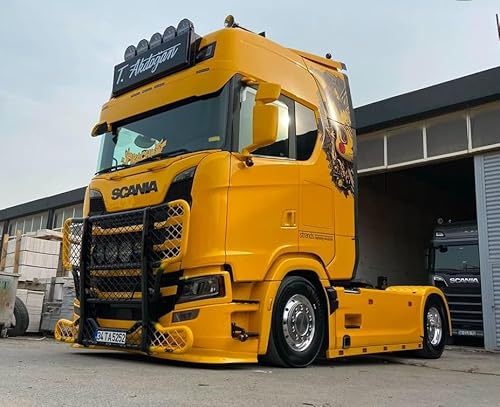 Peritus INOX Aluminium Bullenfänger, Frontschutzbügel, Bullbar für Scania Neue Generation S/R LKW von Peritus Inox