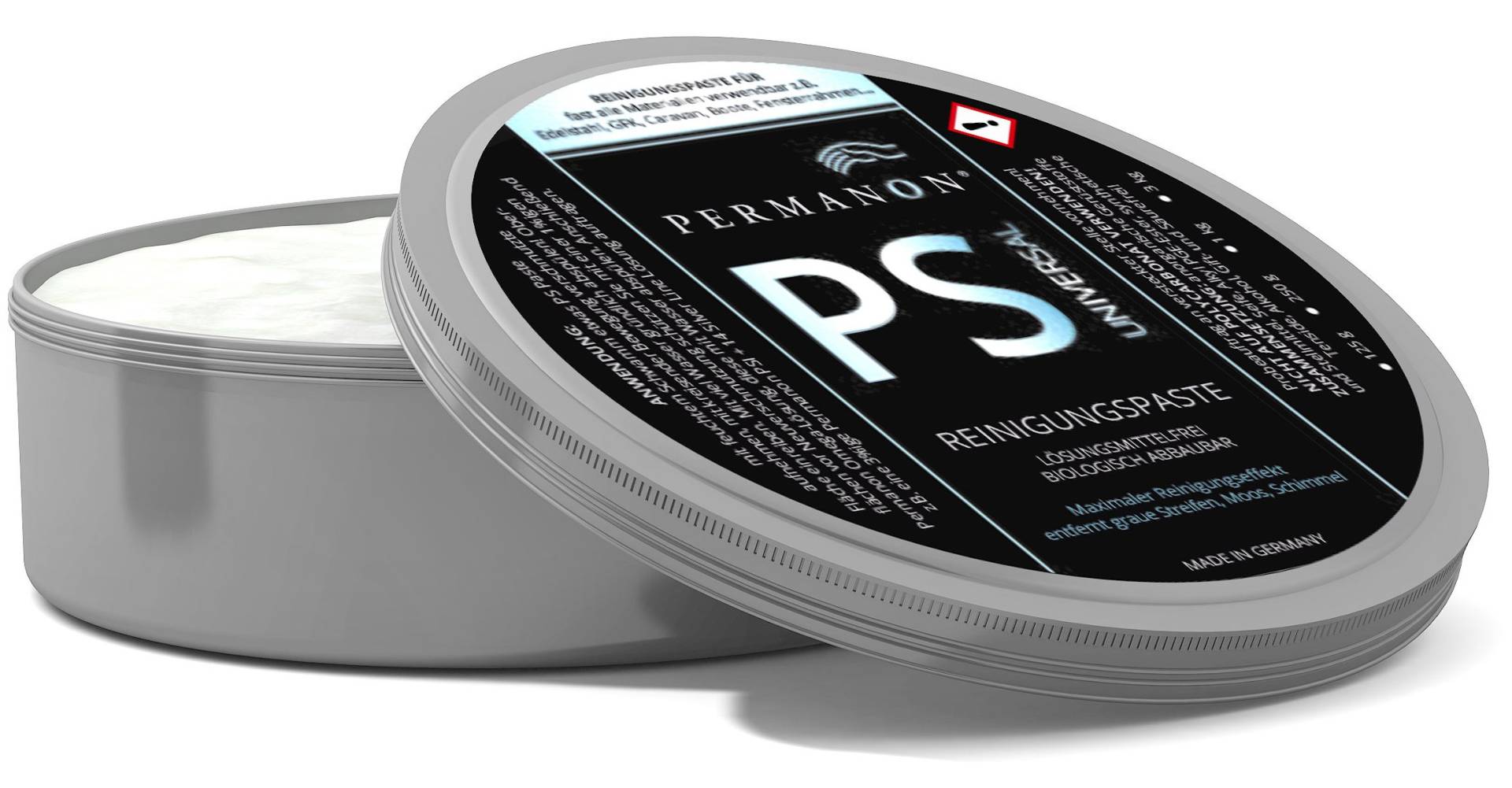 Permanon, Ps Paste, 125g (279,20 € / kg), Reiniger, Baumharz Vogelkot Entferner für Auto Wohnmobil Wohnwagen Caravan, Sneaker Reinigungsmittel Permanon, Ps Paste, 125g (279,20 € / kg), Reiniger, Baumharz Vogelkot Entferner für Auto Wohnmobil Wohnwagen Caravan, Sneaker Reinigungsmittel von Permanon