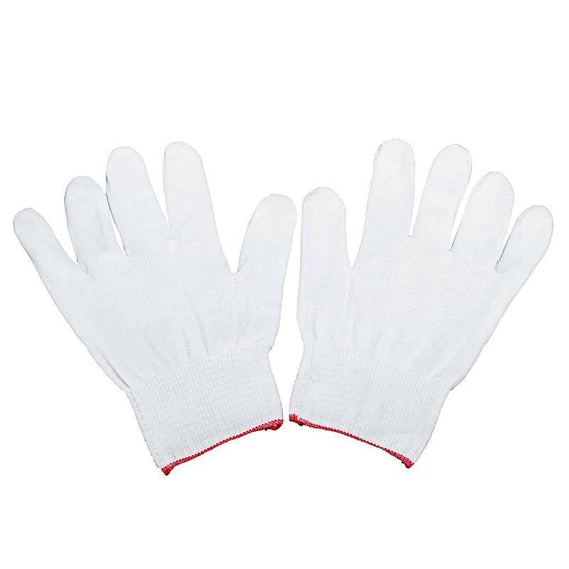 PeroFors 12 Paar Nylon-Sicherheitsbeschichtung Weißer Arbeitshandschuh Builder Grip Protect Cover von PeroFors