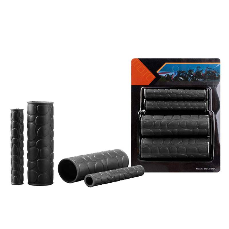 PeroFors Gummi-Handlebar Grip Cover Mit Brake Clutch Lever Cover for Motorcycle Bike MTB-Black von PeroFors
