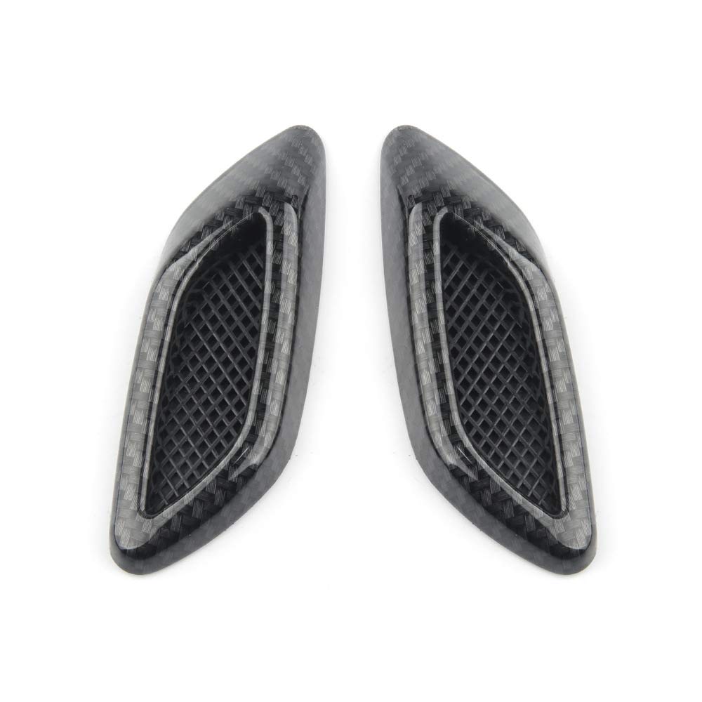 Persistence 2 StüCk Karbon Faser Auto Motorhaube Rahmen Dekorative Aufkleber Luft Auslass Seiten Markierung Universal Dekorative Abdeckung Persistence 2 StüCk Karbon Faser Auto Motorhaube Rahmen Dekorative Aufkleber Luft Auslass Seiten Markierung Universal Dekorative Abdeckung von Persistence
