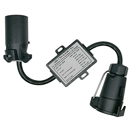Persistence USA zu EU AnhäNger Licht Konverter US 7-Wege Flach Steckdose auf EU 7-Pin Rund Stecker Persistence USA zu EU AnhäNger Licht Konverter US 7-Wege Flach Steckdose auf EU 7-Pin Rund Stecker von Persistence