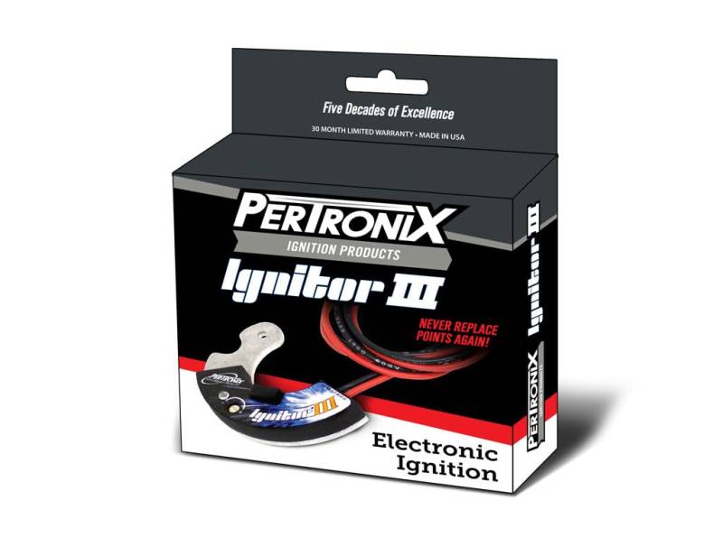 PerTronix 71847V Ignitor III Elektronischer Zünd-Umbausatz, kompatibel mit Bosch 4-Zylinder, adaptive Verweilsteuerung für mehrere Funken mit digitalem Drehzahlbegrenzer von Pertronix