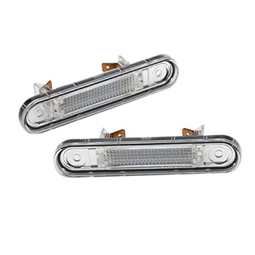 Pesfehhy 1 Paar LED-Nummernschildbeleuchtung, geeignet für W124, W201, W202, Kennzeichenbeleuchtung von Pesfehhy