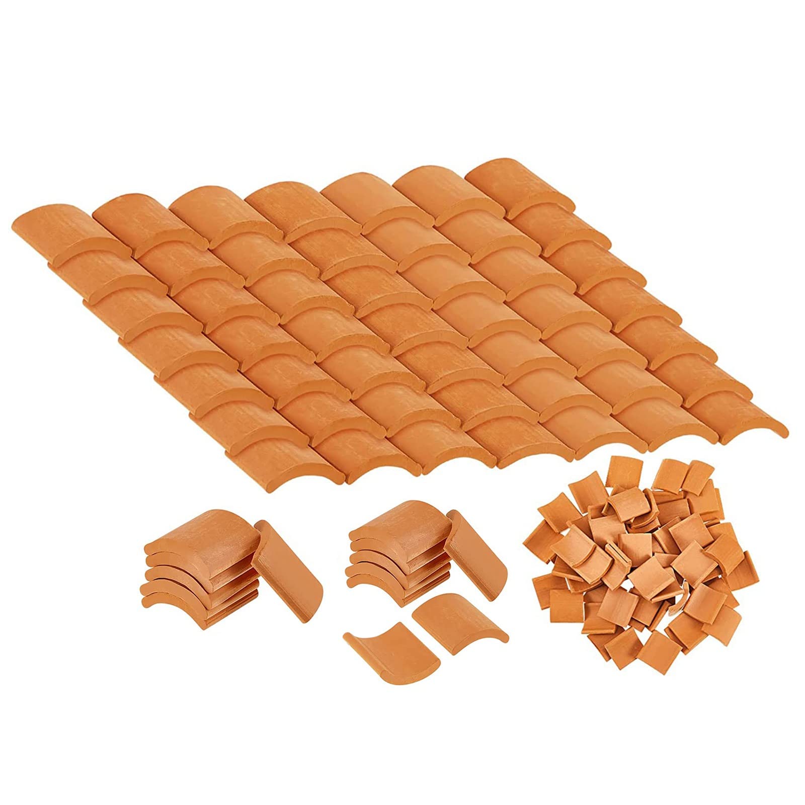 Pesfehhy 100 StüCk Dachziegel Bauset Miniatur Fliesen Mini Puppenhaus Schindeln GefäLschte Fliesen Puppenhaus KüChe Garten ZubehöR Pesfehhy 100 StüCk Dachziegel Bauset Miniatur Fliesen Mini Puppenhaus Schindeln GefäLschte Fliesen Puppenhaus KüChe Garten ZubehöR von Pesfehhy