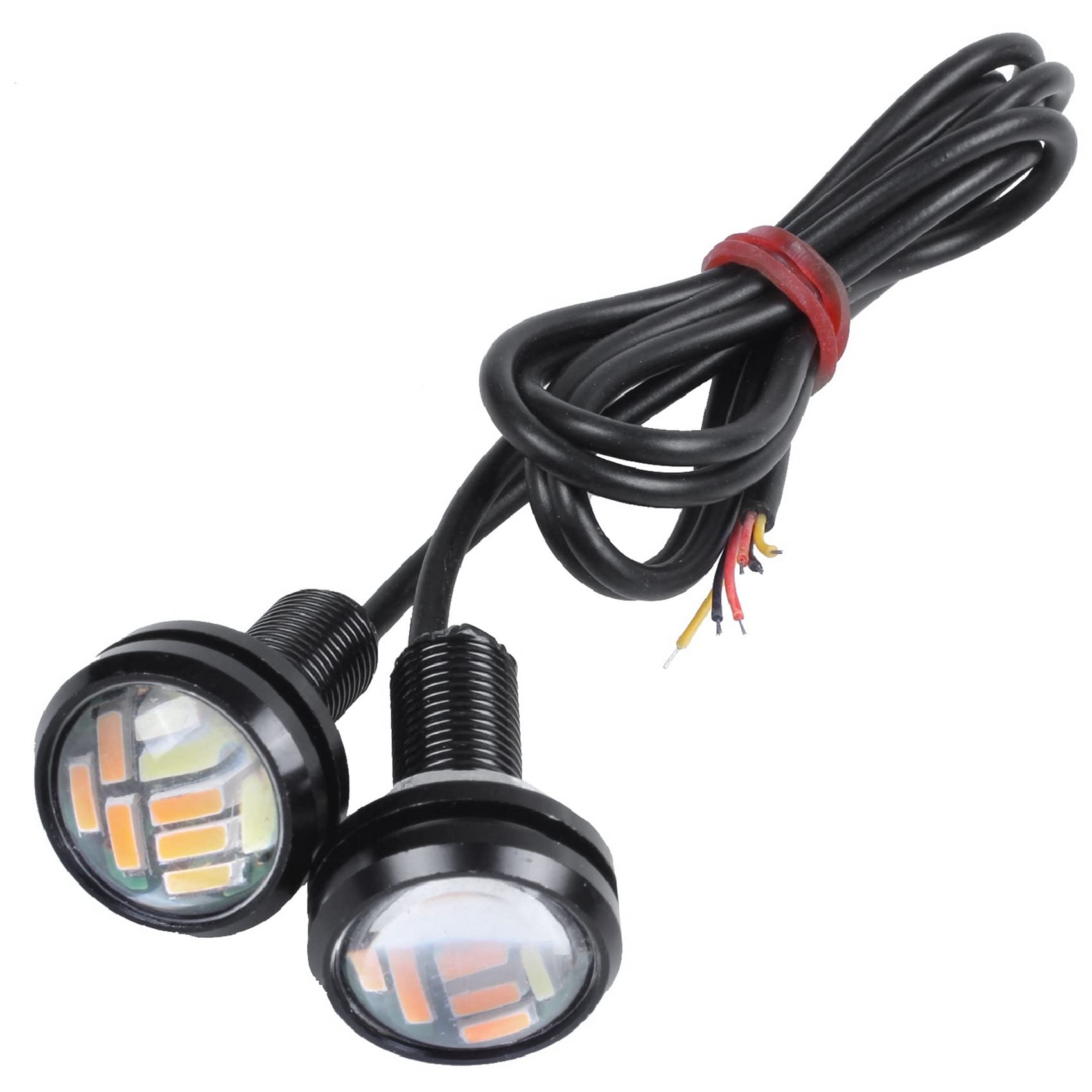 Pesfehhy 2 Farben 12 V 23 mm Dual Switchback 4014 12 LED Drl Eagle Eye Daytime Light Pesfehhy 2 Farben 12 V 23 mm Dual Switchback 4014 12 LED Drl Eagle Eye Daytime Light von Pesfehhy