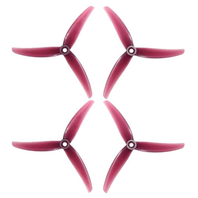 Pesfehhy 2 Paar Propeller von 5 Zoll, 4,9 x 3,3 x 3 cm, 3 Flügel CCW+CW für RC FPV DIY D von Pesfehhy