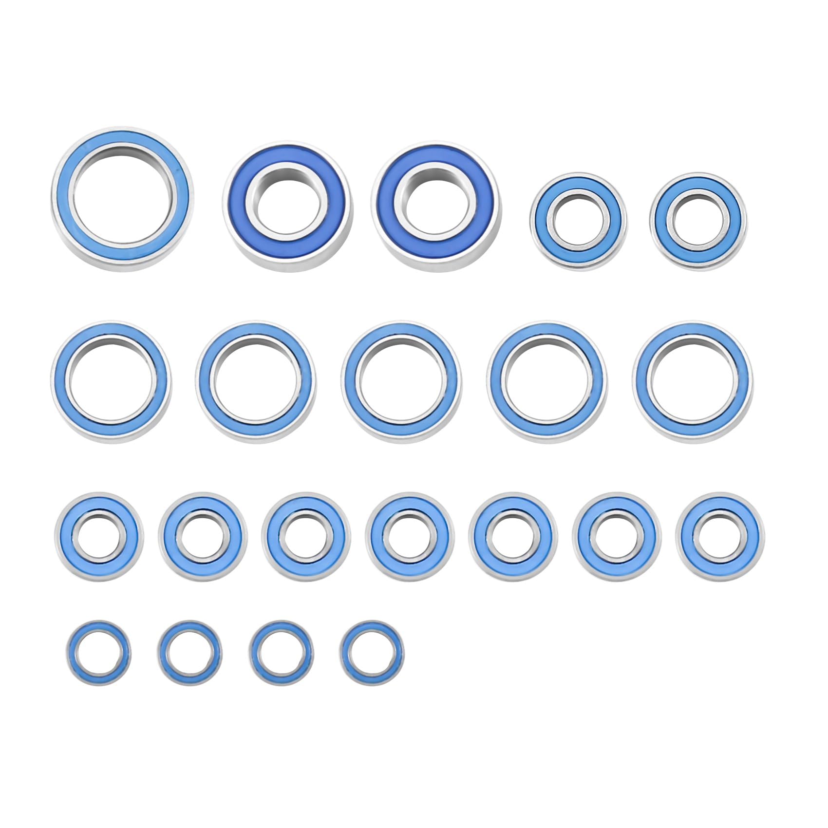 Pesfehhy 21-Teiliger Abgedichteter Lagersatz für Slash VXL Stampede HQ727 1/10 RC Car Upgrade Parts ZubehöR Pesfehhy 21-Teiliger Abgedichteter Lagersatz für Slash VXL Stampede HQ727 1/10 RC Car Upgrade Parts ZubehöR von Pesfehhy