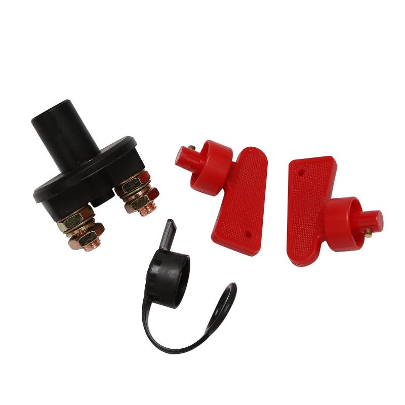 Pesfehhy Batterie-Isolator, Schalter, Trennschalter für Auto, Boot, Wohnmobil, Fahrzeuge mit 2 Schlüsseln (Typ I, 1 Stück) von Pesfehhy