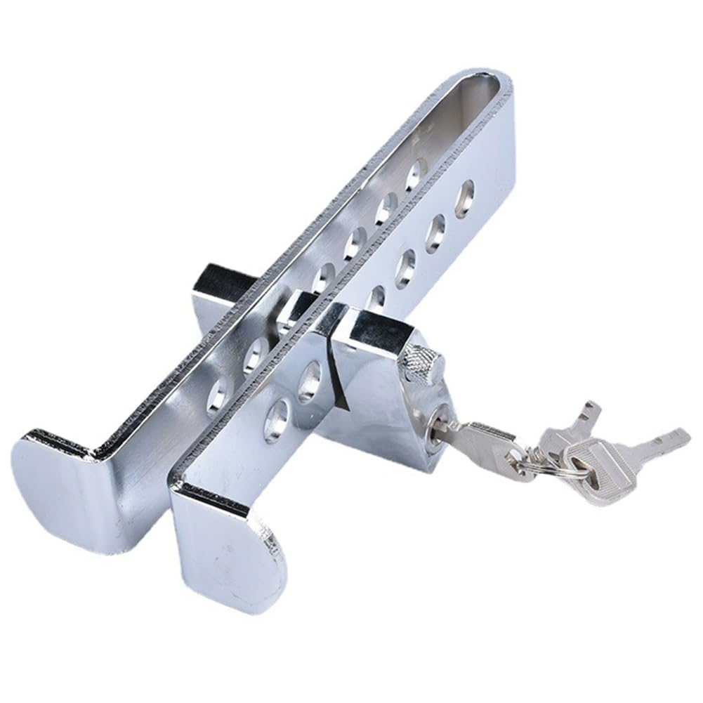 Pesfehhy Einstellbares Kupplungsschloss Fürs Auto, Universelles Bremspedalschloss, Kupplungsbremse, Gaspedalschloss, Sicherheits-Diebstahlsicherung, 19,5 cm Pesfehhy Einstellbares Kupplungsschloss Fürs Auto, Universelles Bremspedalschloss, Kupplungsbremse, Gaspedalschloss, Sicherheits-Diebstahlsicherung, 19,5 cm von Pesfehhy