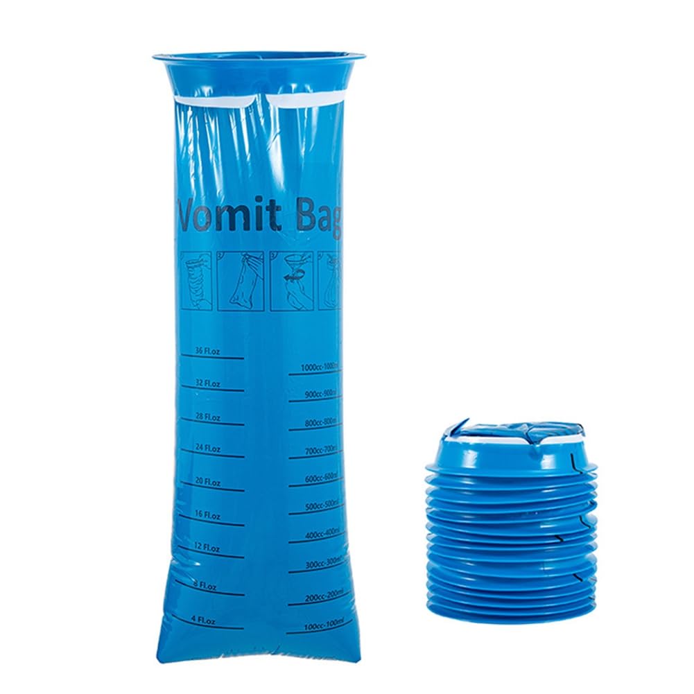 Pesfehhy Erbrechen Einweg, Set mit 50 Stück für Auto, Kinder und Erwachsene, reines Erbrechen 1000 ml für Reisekrankheit Pesfehhy Erbrechen Einweg, Set mit 50 Stück für Auto, Kinder und Erwachsene, reines Erbrechen 1000 ml für Reisekrankheit von Pesfehhy