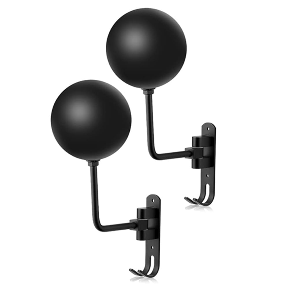 Pesfehhy Fahrradhelmhalter 180 Grad drehbar für Motorrad, Mantel, Kappe, Fußballhelm von Pesfehhy