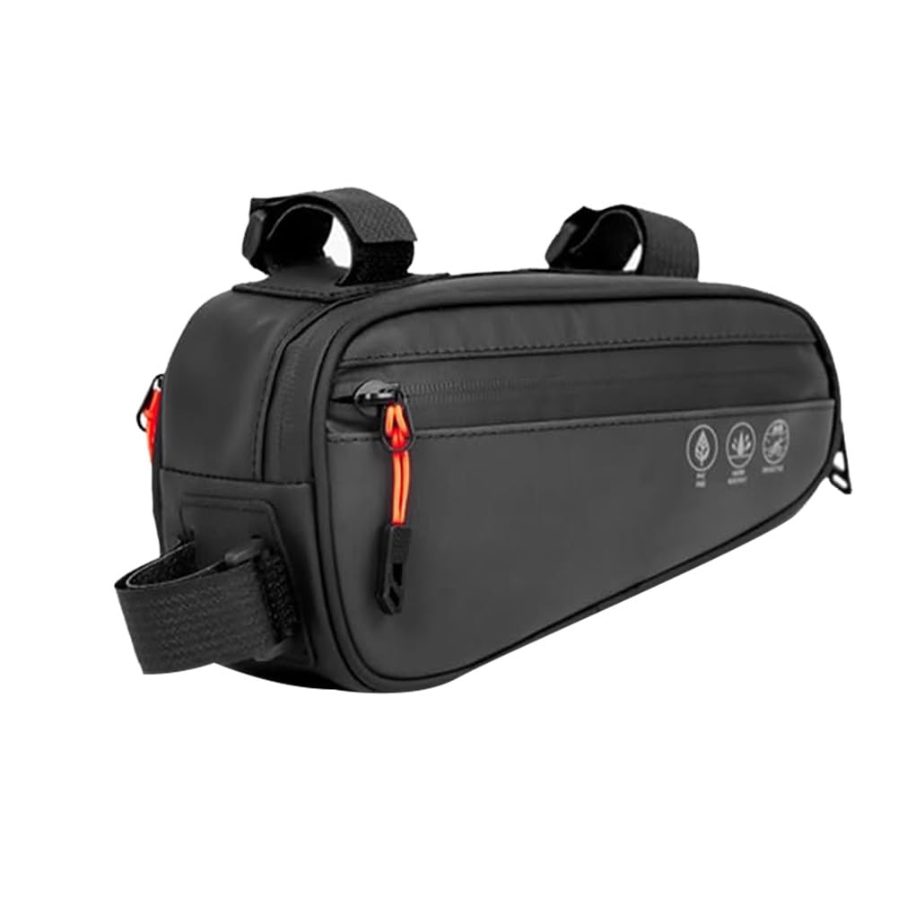 Pesfehhy Fahrradrahmentasche, wasserdichte Fahrradtasche mit Seitentaschen, Aufbewahrungstasche für Fahrradschläuche für Mountainbikes und Rennräder Pesfehhy Fahrradrahmentasche, wasserdichte Fahrradtasche mit Seitentaschen, Aufbewahrungstasche für Fahrradschläuche für Mountainbikes und Rennräder von Pesfehhy