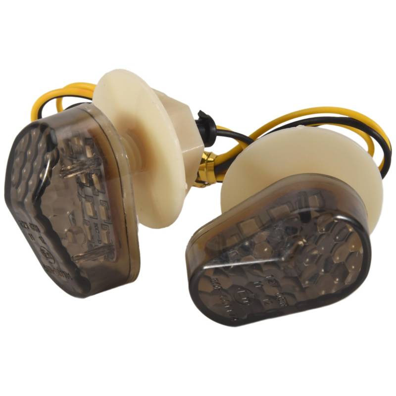 Pesfehhy Motorrad 2 Stück Series LED Blinker Einbauleuchte Blinker für YZF R1 R6 R6 SFZ1S von Pesfehhy