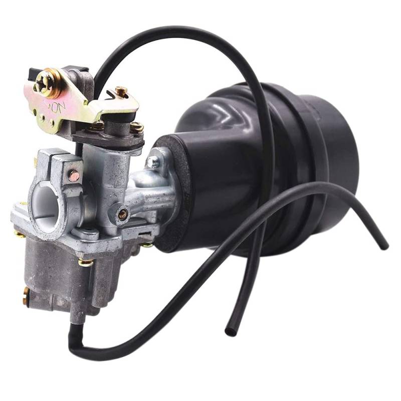 Pesfehhy Motorrad Vergaser Kit Vergaser mit Luft FiltergehäUse für LT50 50 JR50 -A50 Quadrunner 1984-1987 von Pesfehhy
