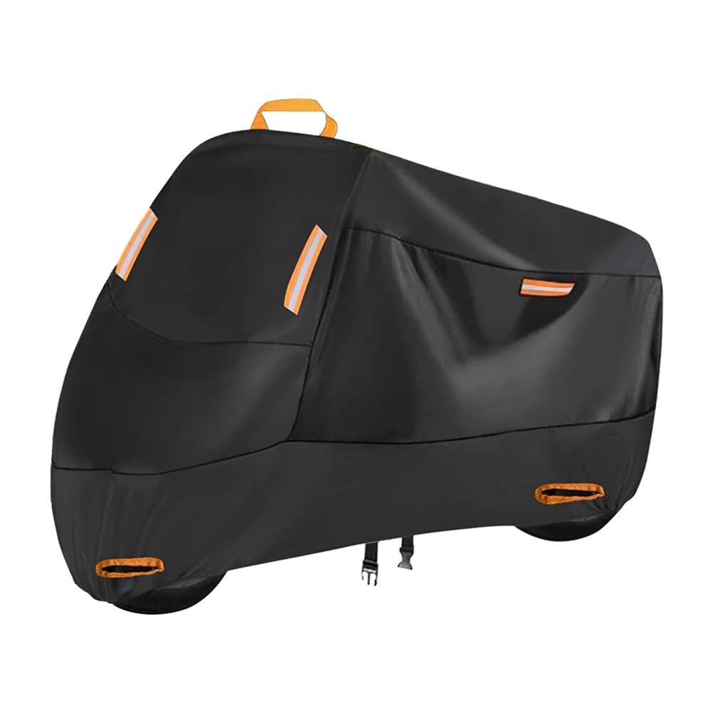 Pesfehhy Motorradabdeckung, Wasserdicht, für Alle Jahreszeiten, Staubdicht, UV-Geschützt, für Den Außenbereich, 210D, Verschleißfest, Motorradabdeckung, L Pesfehhy Motorradabdeckung, Wasserdicht, für Alle Jahreszeiten, Staubdicht, UV-Geschützt, für Den Außenbereich, 210D, Verschleißfest, Motorradabdeckung, L von Pesfehhy
