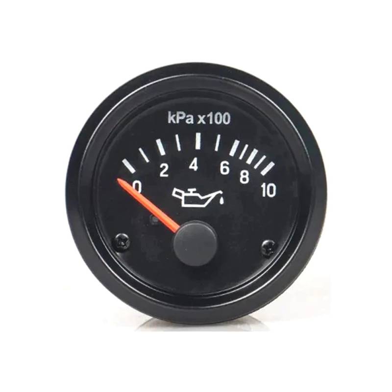 Pesfehhy Motorteile Manometer 12 V 0-10 bar LKW Zähler 52 mm Generator Autozubehör von Pesfehhy