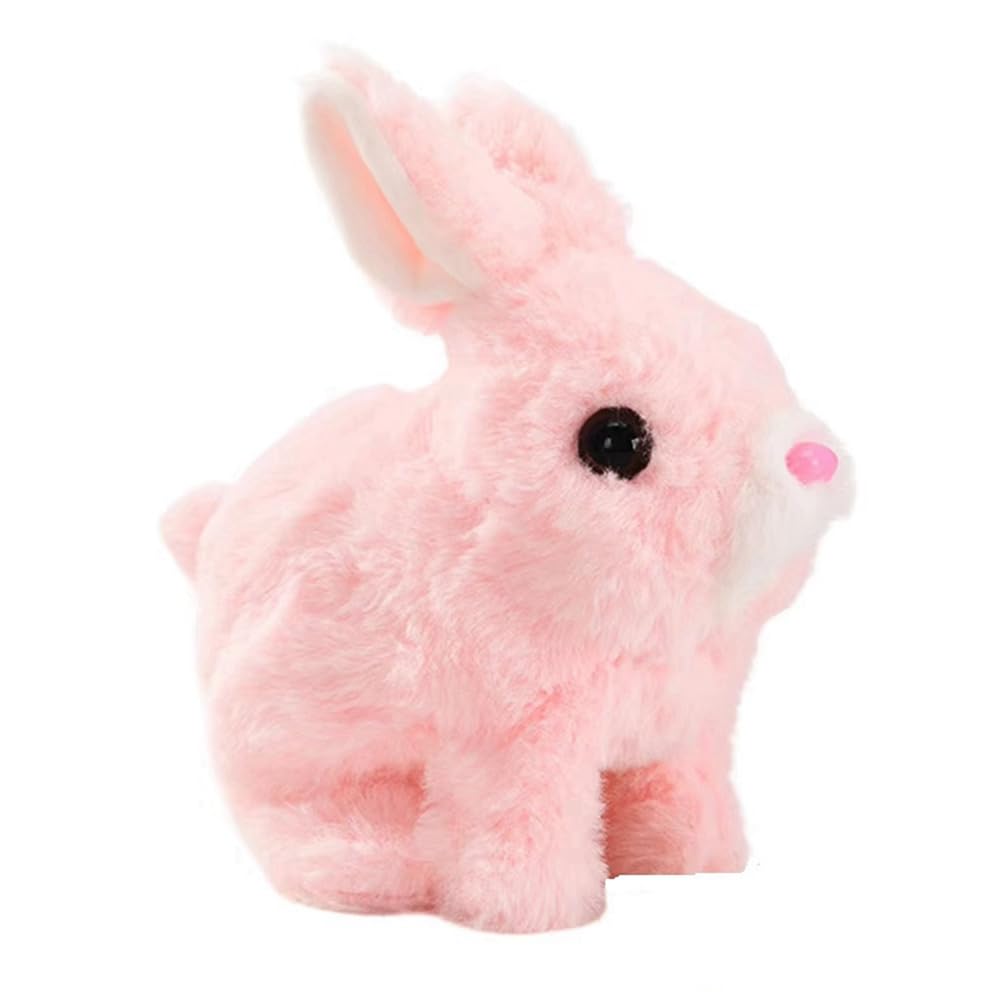 Pesfehhy Plüschtier, Elektronisches Interaktives Osterspielzeug, Hasen Können und Sprechen, mit Geräuschen und Bewegungen, Als Geschenk, Rosa Pesfehhy Plüschtier, Elektronisches Interaktives Osterspielzeug, Hasen Können und Sprechen, mit Geräuschen und Bewegungen, Als Geschenk, Rosa von Pesfehhy