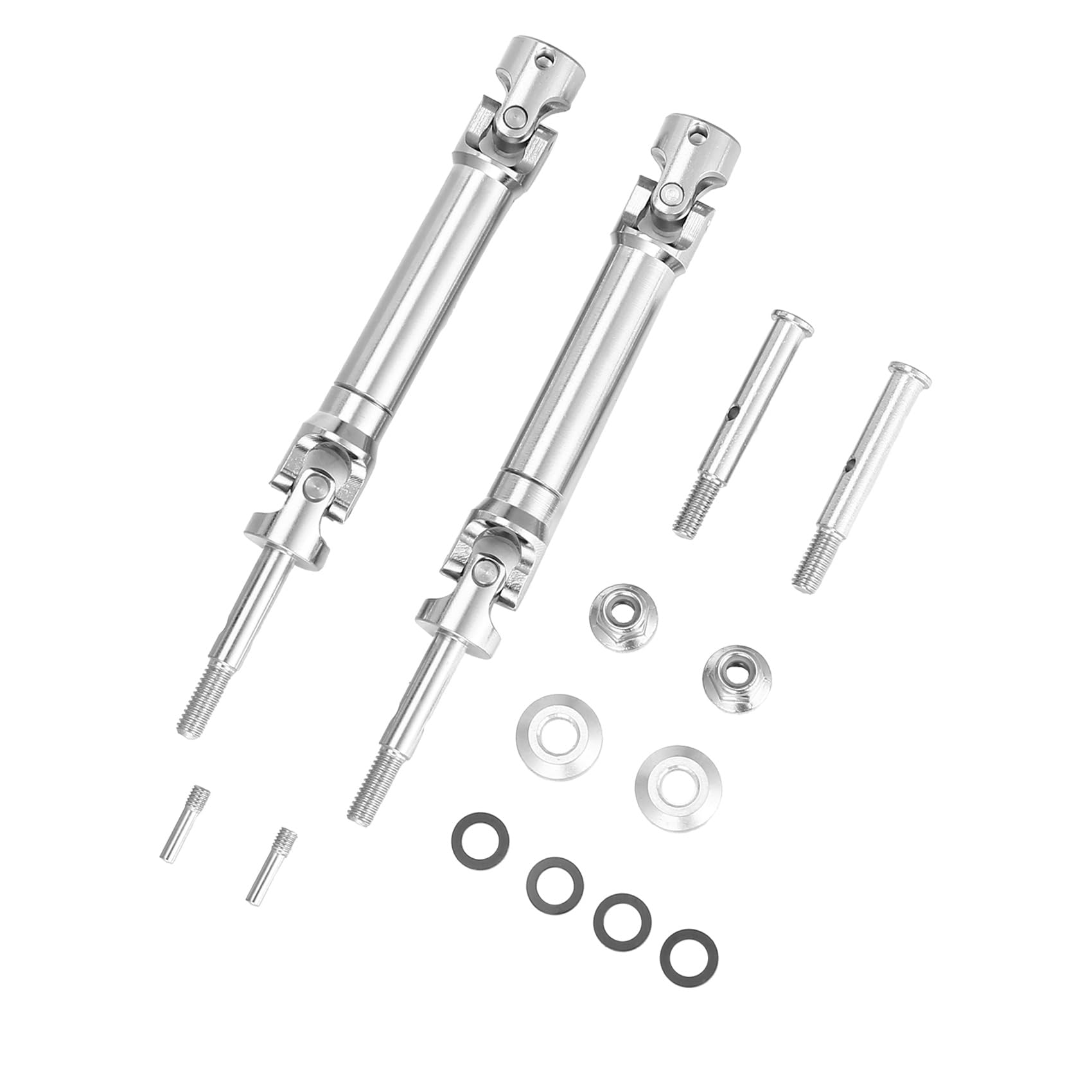 Pesfehhy Rostfreier Stahl Vorder Achs Welle und Hintere Antrieb Welle für 1/10 2WD Slash Stampede Upgrade Teile Pesfehhy Rostfreier Stahl Vorder Achs Welle und Hintere Antrieb Welle für 1/10 2WD Slash Stampede Upgrade Teile von Pesfehhy
